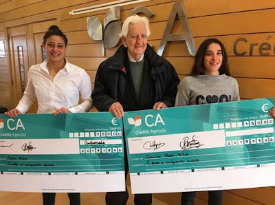 O Crédito Agrícola de Cantanhede e Mira e a Secção de Natação da Associação de Solidariedade Social Sociedade Columbófila Cantanhedense distinguem as atletas com melhor desempenho escolar.