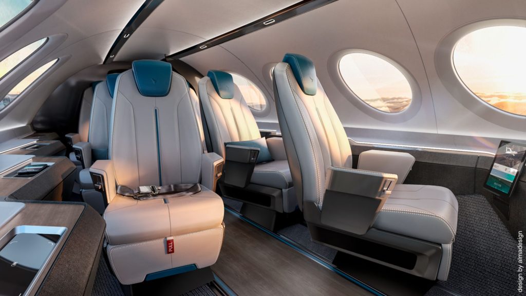 Alice: um avião elétrico com o interior desenhado e construído por portugueses