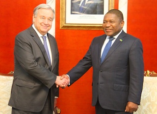 Moçambique | Guterres só trouxe apoio moral mas disse que o mundo tem obrigação de apoiar Moçambique “à escala da dimensão dos problemas”