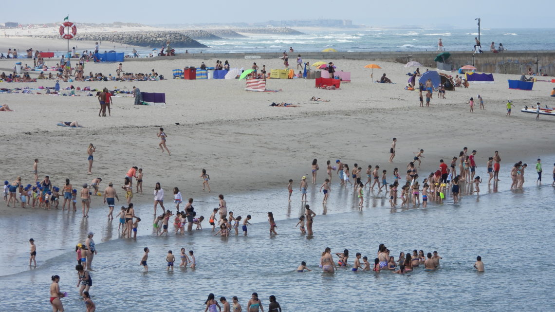 Bom dia para a praia com 26 graus em Coimbra e 24 na Figueira da Foz