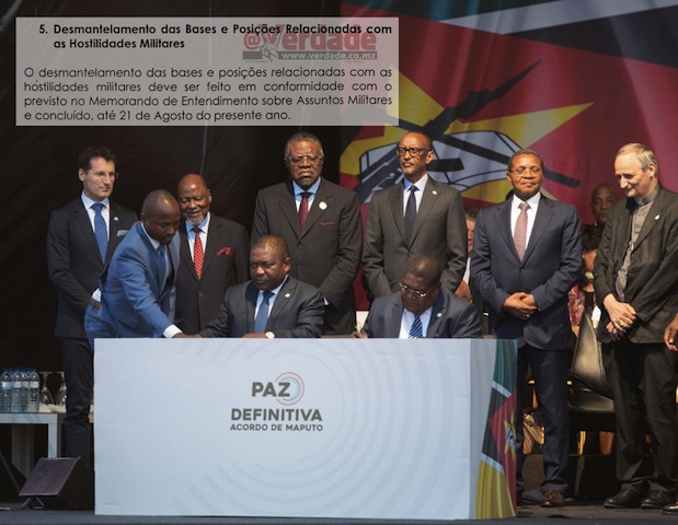Mundo| Acordo de Paz e Reconciliação ainda não foi ratificado e já começou a ser violado em Moçambique