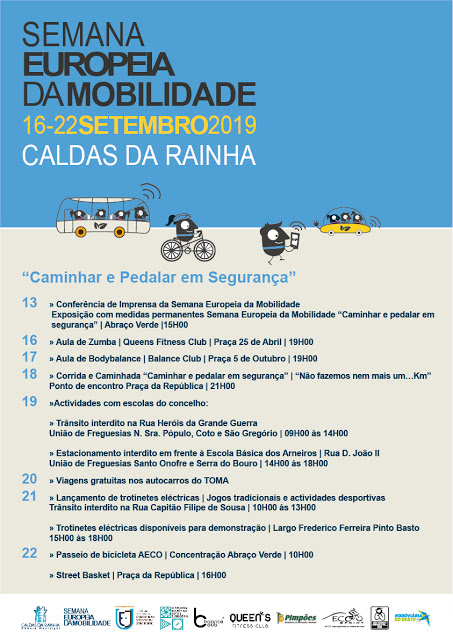 Caldas da Rainha | “Caminhar e pedalar em segurança” é o apelo das Caldas nesta Semana Europeia da Mobilidade