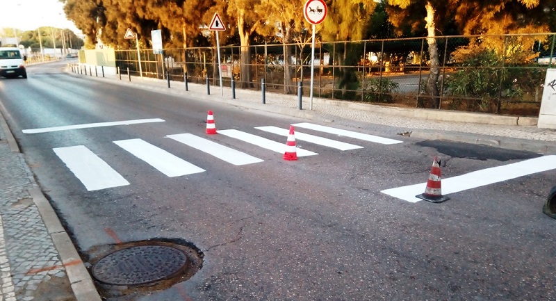 Algarve | Investimento de 78 mil euros em pintura de passadeiras