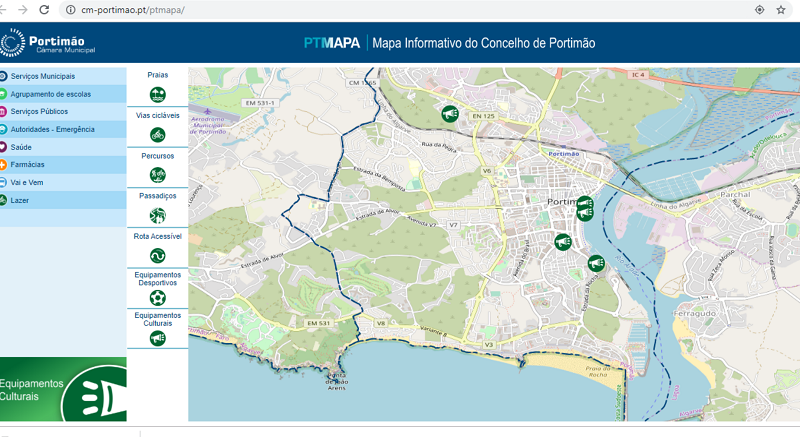 Algarve | Câmara de Portimão disponibiliza mapa informativo
