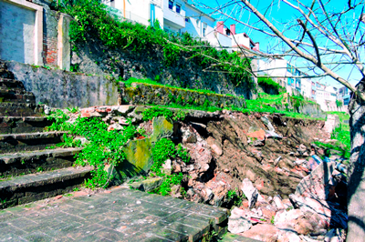 Aveiro: Estabilização do talude na Rua Padre Arménio Costa Júnior / Rua Jaime Moniz – início da obra
