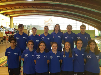 SECÇÃO DE NATAÇÃO DA SOCIEDADE COLUMBÓFILA ALCANÇOU O PÓDIO NO CAMPEONATO REGIONAL DE CLUBES DE INFANTIS