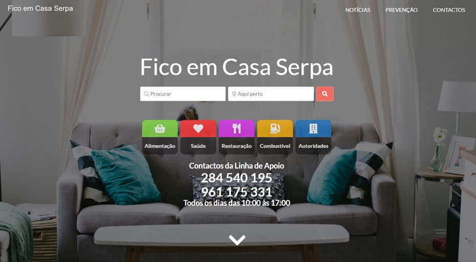Serpa | Empresa de Serpa cria site de apoio