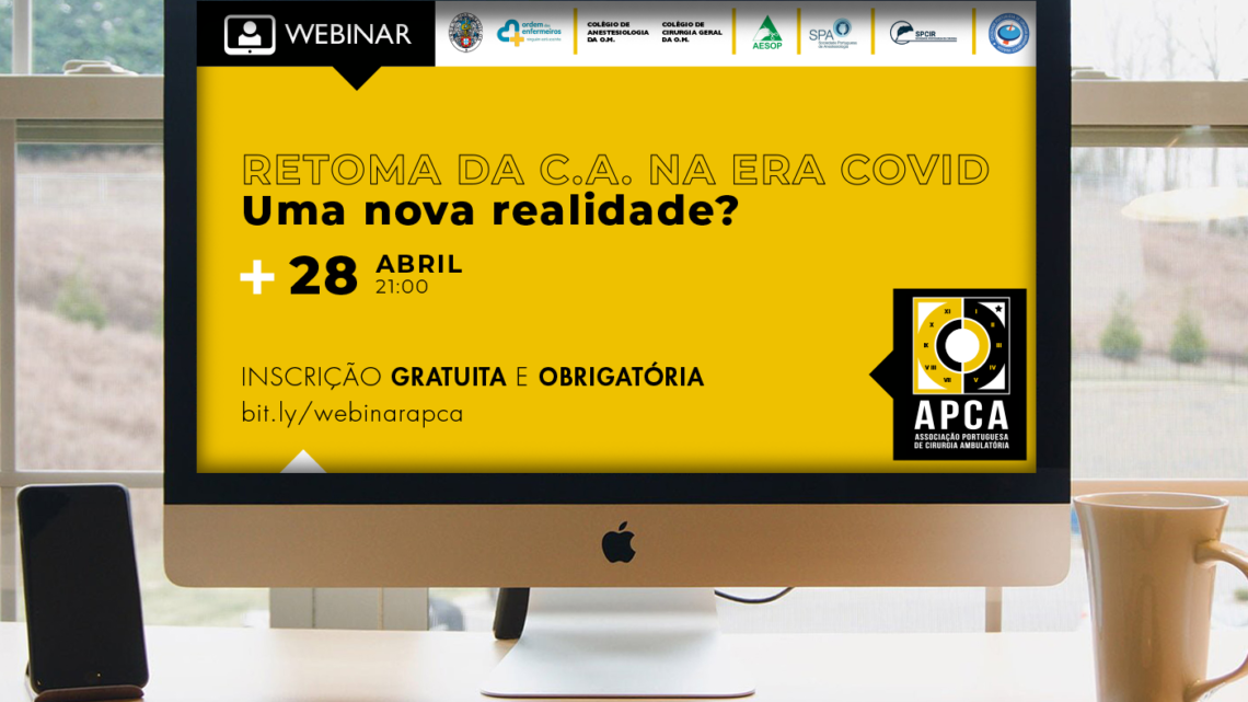 APCA promove sessão online: Webinar define estratégias para a retoma da atividade cirúrgica durante a pandemia COVID-19