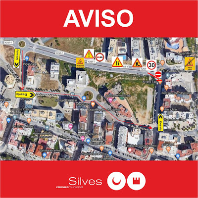 Armação de Pêra Acesso rodoviário à avendida General Humberto Delgado sofrerá condicionamento de 14 a 18 de abril