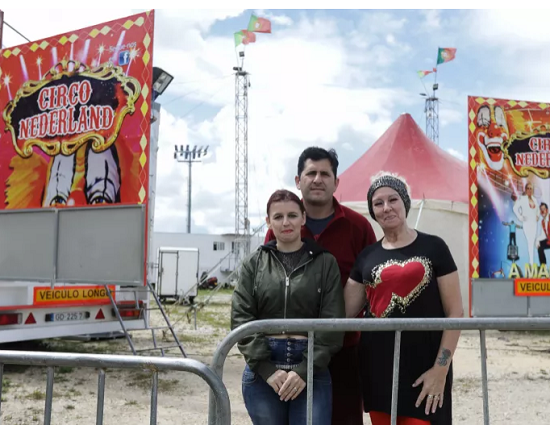 Covid-19: Circo parado na Figueira da Foz vive da solidariedade dos munícipes