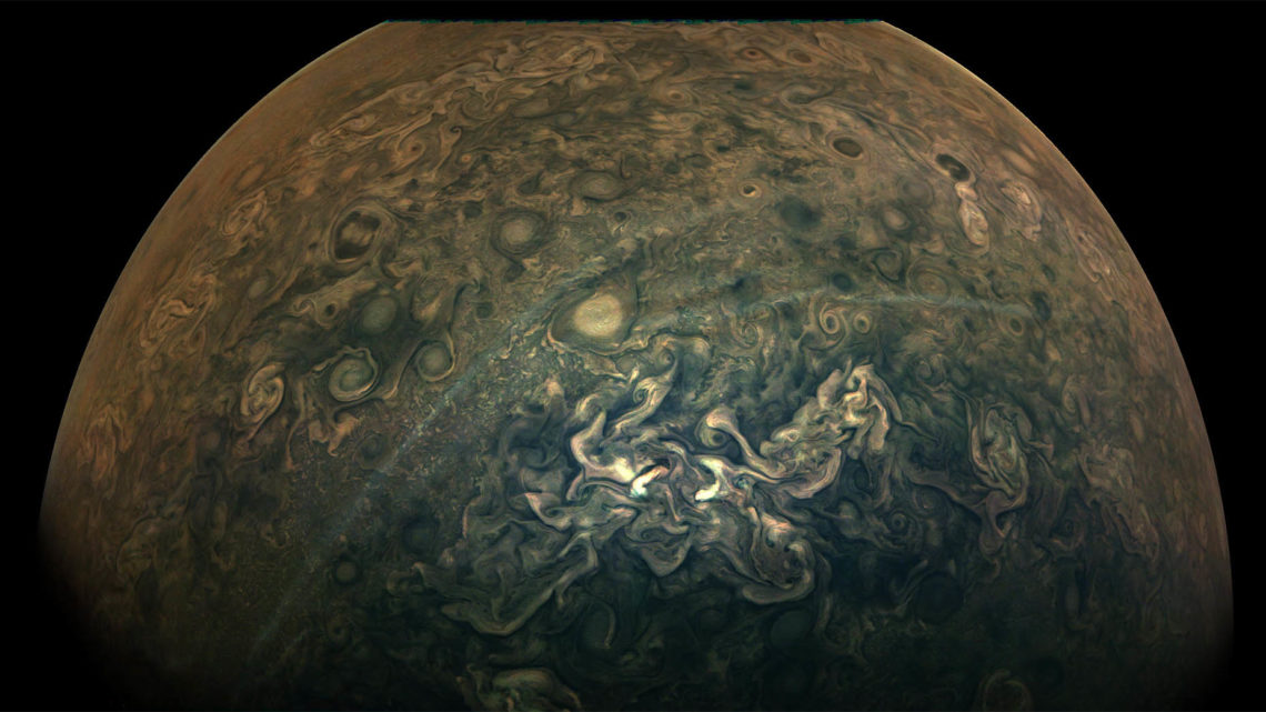 Estranhas “faixas finas” correm pela superfície de Júpiter em nova foto da Nasa