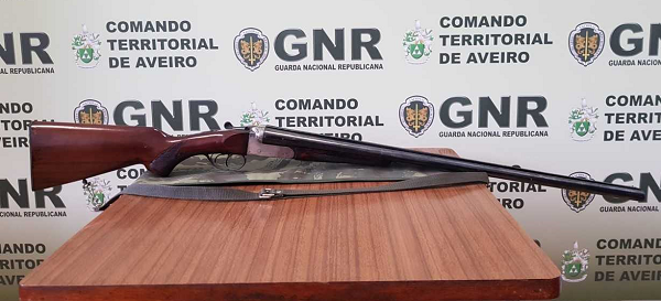 Armas apreendidas em Ovar por violência doméstica