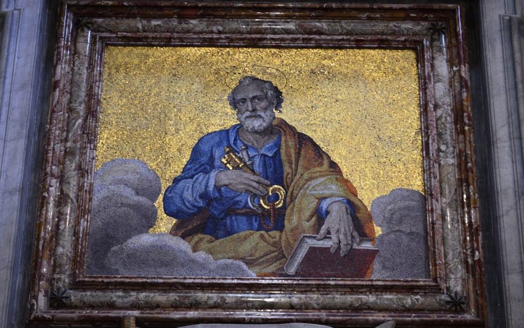 São Pedro e a chave do Céu e a da Terra