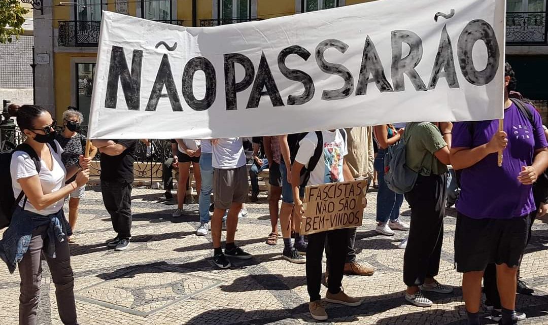 Centenas manifestam-se em Lisboa contra crescente à-vontade da extrema-direita