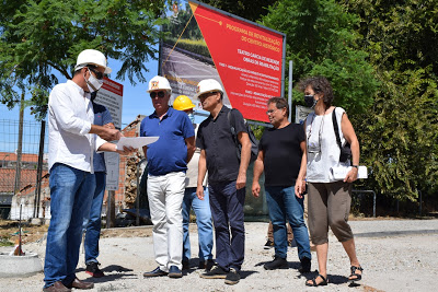 Eleitos do Município de Évora visitaram obras em curso no Teatro Garcia de Resende