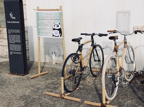 Test drive de bicicletas de bambu na Rota da Bairrada e no Velódromo Nacional