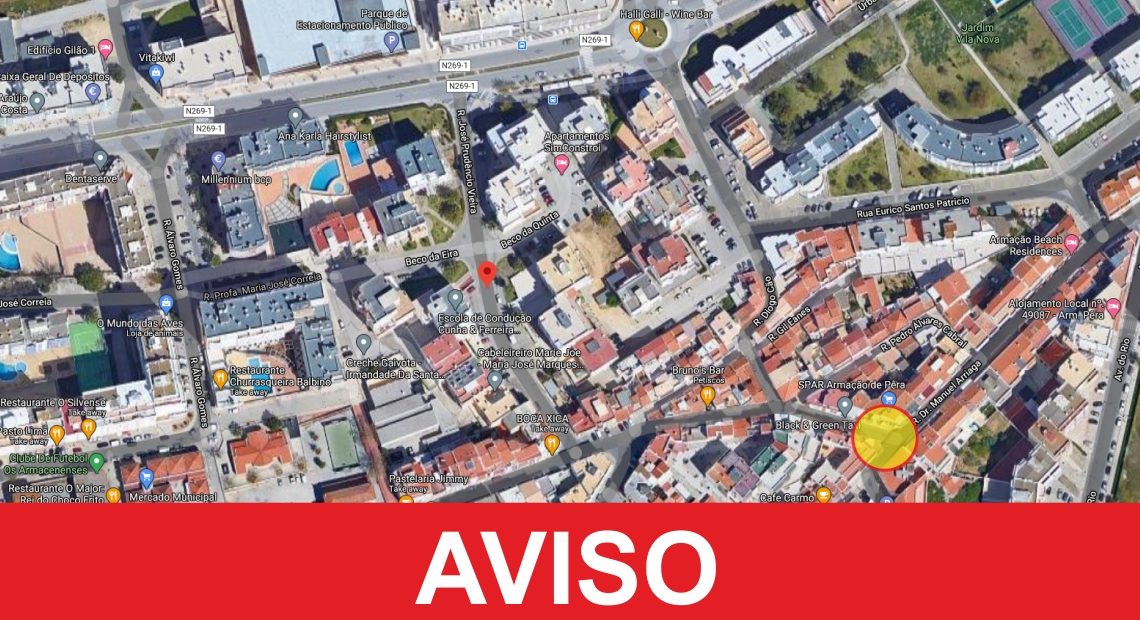CORTE DE TRÁFEGO RODOVIÁRIO NO DIA 27 DE NOVEMBRO NA RUA BARTOLOMEU DIAS EM ARMAÇAO DE PÊRA