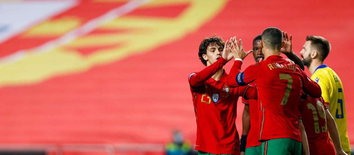 Ronaldo, Bernardo e Félix no ataque de Portugal, Mbappé ausente na França