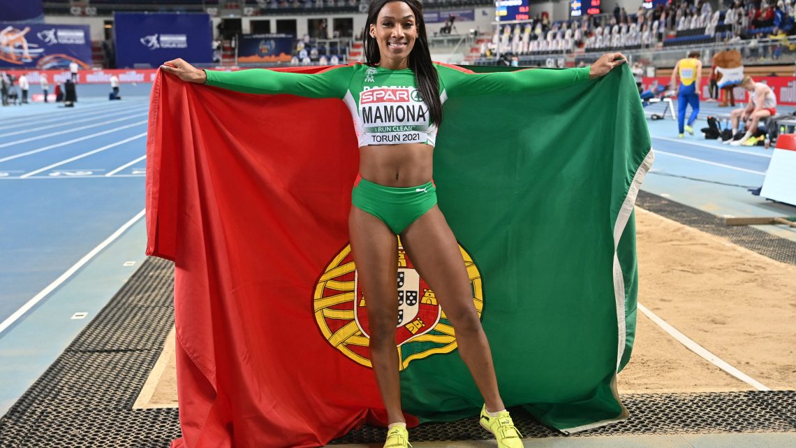 Patrícia Mamona conquista ouro no triplo salto por um centímetro