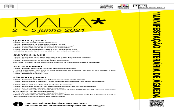 Câmara Municipal promove a 1.ª edição da MALA – Manifestação Literária de Águeda