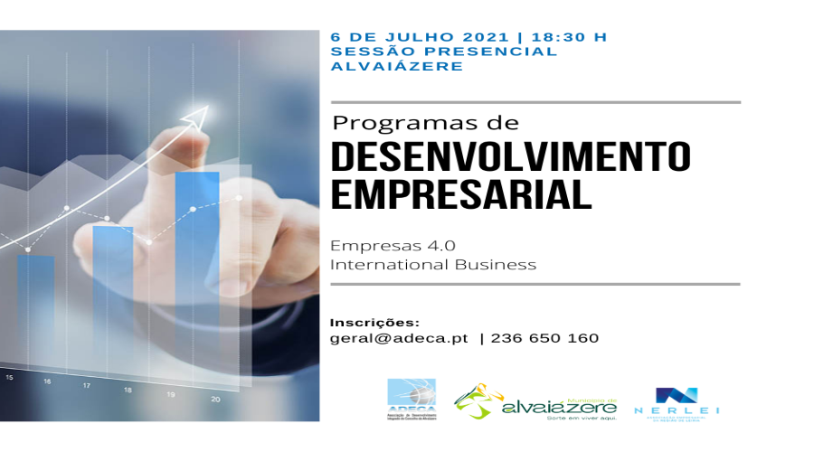 Alvaiázere | Sessão Programas de Desenvolvimento Empresarial