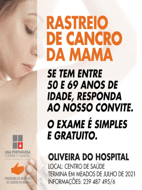 Rastreio de Cancro da Mama em Oliveira do Hospital