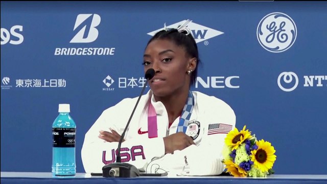 “Saúde mental em primeiro lugar”, recado de Biles a outros atletas