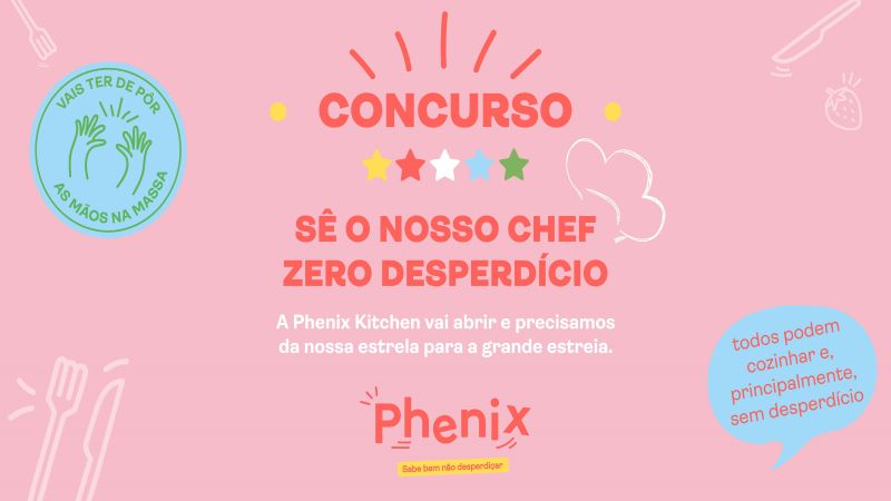 Torna-te um Chef Zero Desperdício com a Phenix
