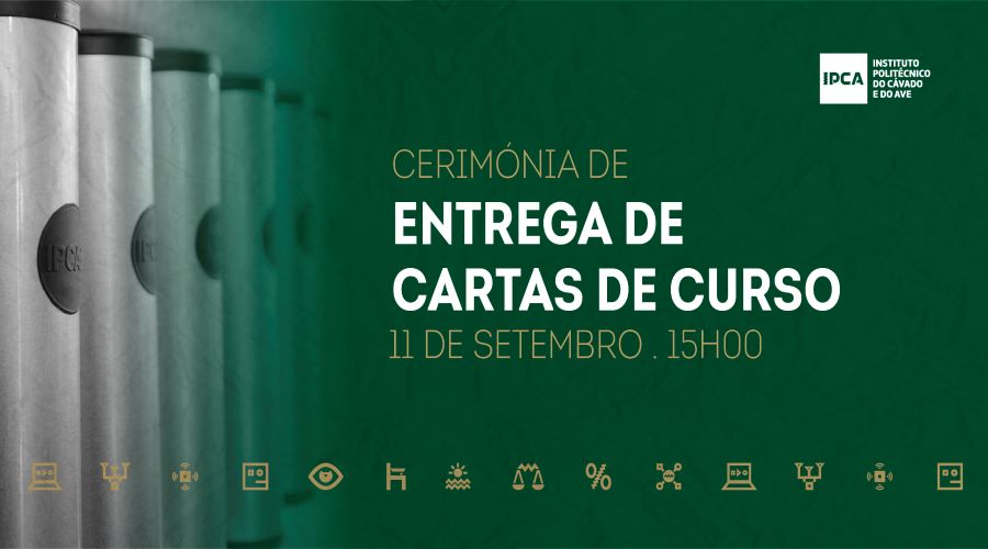 Barcelos | IPCA entrega Cartas de Curso em cerimónia marcada para dia 11
