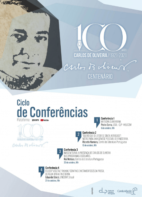Outubro em cheio no Ciclo de Conferências Carlos de Oliveira