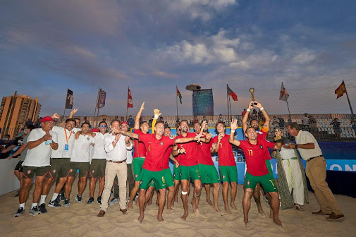 Portugal sagra-se tricampeão da Liga Europeia de futebol de praia