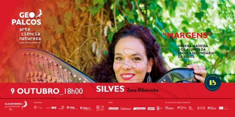 GEOPALCOS JUNTA HELENA MADEIRA E ALUNOS DA ESCOLA SECUNDÁRIA DE SILVES NA ZONA RIBEIRINHA DE SILVES NO DIA 9 DE OUTUBRO