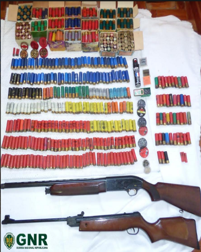 Cantanhede| Armas e munições apreendidas por violência doméstica