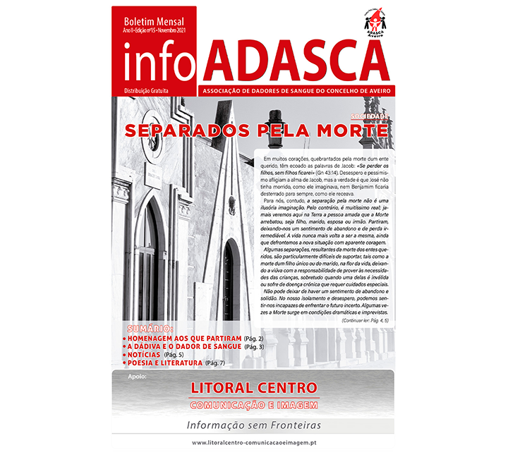Boletim InfoADASCA, Edição nº. 15 de Novembro 2021