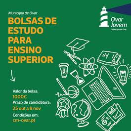 Ovar | Autarquia volta a atribuir Bolsas de Estudo a alunos do Ensino Superior