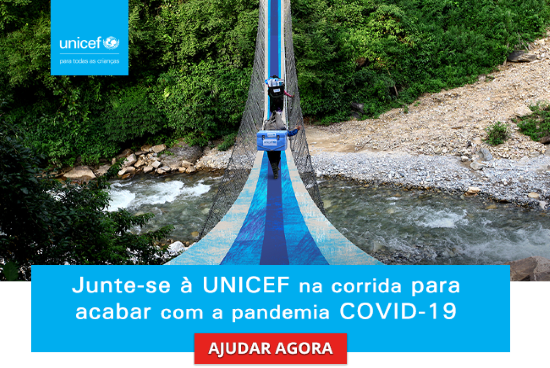 Junte-se à UNICEF na corrida para acabar com a pandemia COVID-19