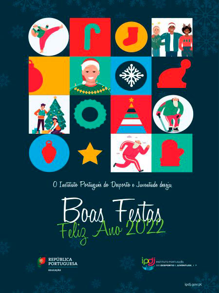 Postal de Boas Festas IPDJ 2021