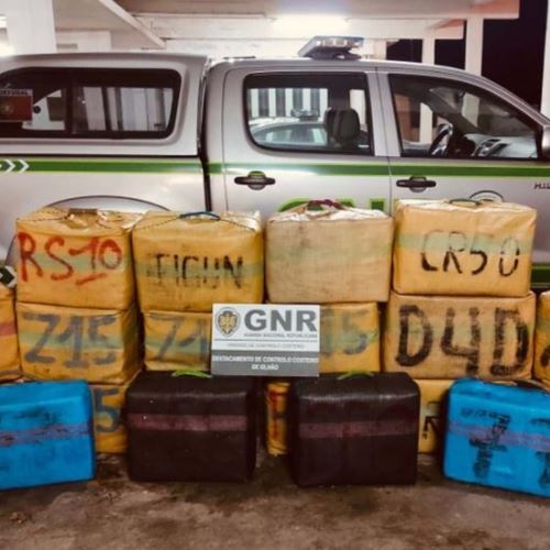 Apreendidas cerca de 700 quilos de haxixe na Fuseta