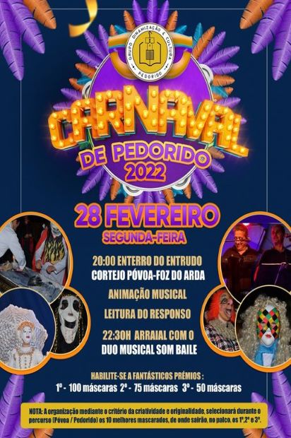 Castelo de Paiva | Leitura do responso é o atractivo da iniciativa. ENTERRO DO ENTRUDO VOLTA A ANIMAR FESTA DE CARNAVAL EM PEDORIDO