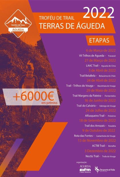 Troféu Trail Terras de Águeda desafia atletas a percorrer trilhos do concelho