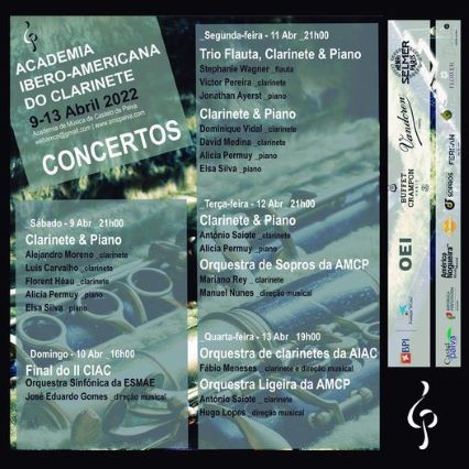 Academia de Música de Castelo de Paiva promove 12º Festival Ibero-Americana de Clarinete. Iniciativa arranca amanhã com concerto no Auditório Municipal