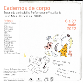 Divulgação de exposição no Espaço Turismo das Caldas da Rainha