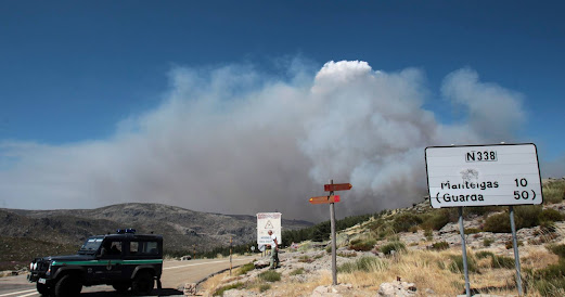 Quase 10 mil hectares já arderam na Serra da Estrela