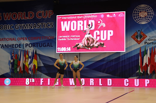 8ª Taça do Mundo & 11º Open Internacional de Ginástica Aeróbica. Mais de 600 ginastas de 20 países competem em Cantanhede