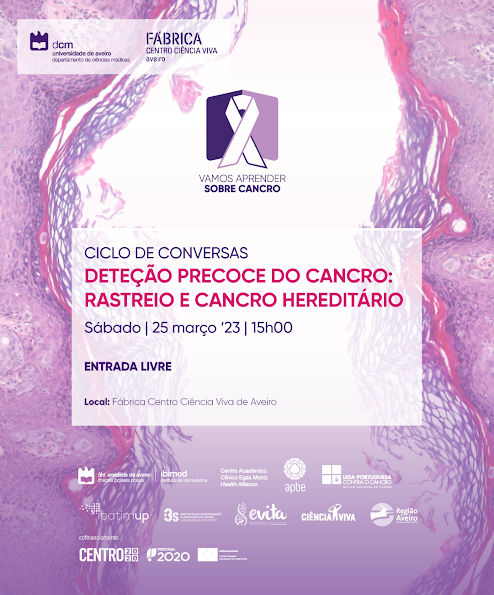 Aveiro | Conversa sobre rastreio e deteção precoce do cancro hereditário