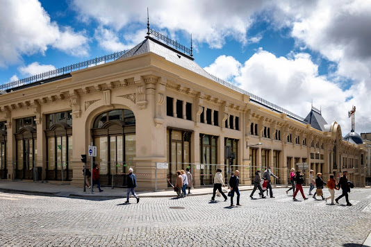 No renovado espaço do Mercado do Bolhão. CASTELO DE PAIVA DIVULGA EVENTOS NO CENTRO DA CIDADE DO PORTO