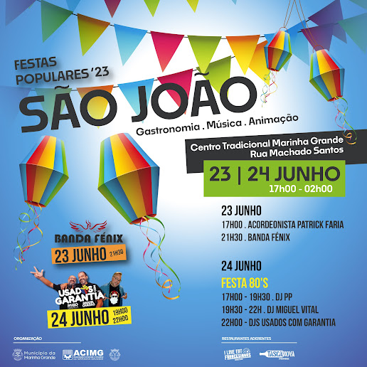 MARINHA GRANDE PROMOVE FESTAS POPULARES DE SÃO JOÃO
