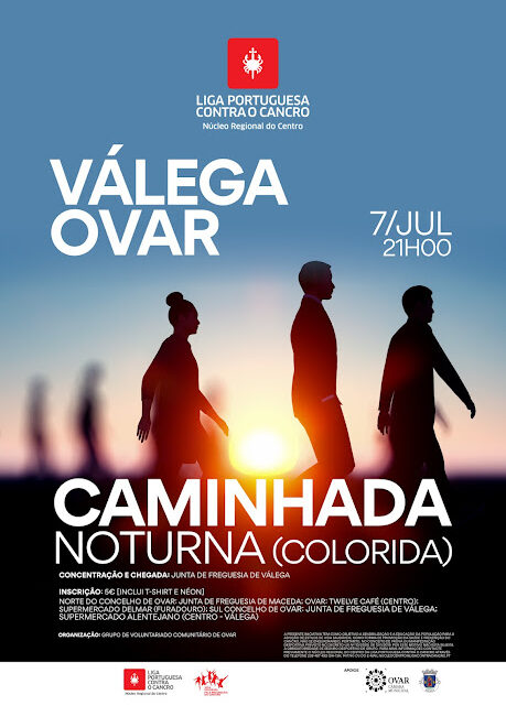 Ovar caminha contra o cancro no dia 7 de julho