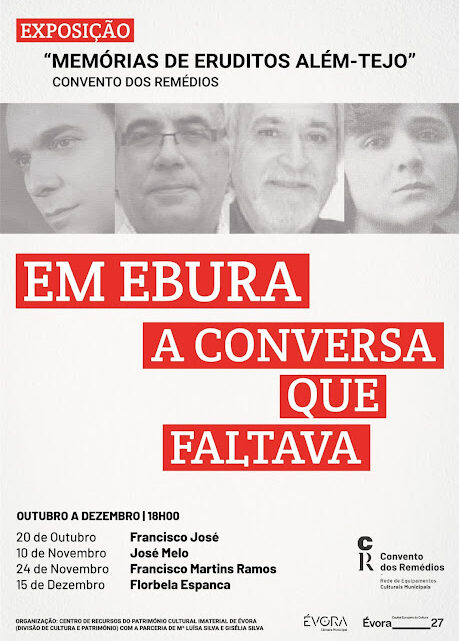 Évora | Em EBURA: A Conversa que faltava evoca Francisco José, José Melo, Francisco Martins Ramos e Florbela Espanca