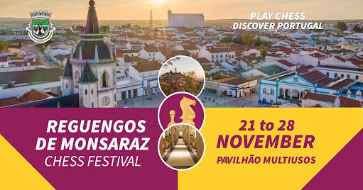 Reguengos de Monsaraz recebe competição que integra o calendário da Federação Internacional de Xadrez